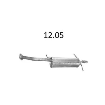 ГЛУШИТЕЛЬ MAZDA 626 (GE), 92 - 97