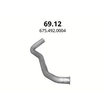 глушитель на Mercedes Benz 10-16 T 1114-1514-WB 3640/4190/4840/5490; 1514 K-WB 3300