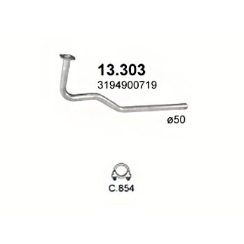 глушитель на Mercedes 608 D 2.9-78