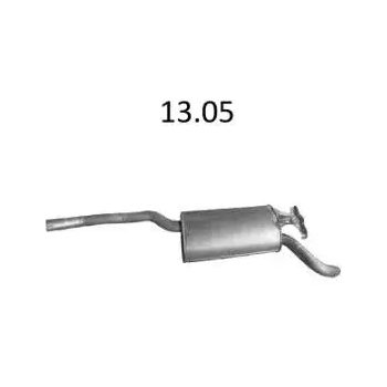 глушитель на MERCEDES BENZ E-kl (W124), 87 - 97