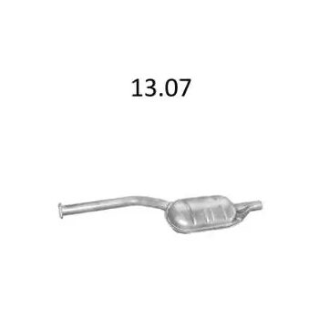 глушитель на MERCEDES BENZ (T124-T210), 85-03