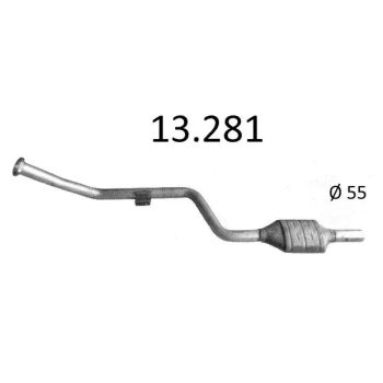 глушитель на MERCEDES BENZ E-kl (W210/S210), 95 - 99
