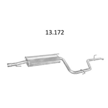 глушитель на MERCEDES BENZ VITO (W638), 95 - 03