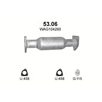 глушитель на Rover MG ZS, 01-05