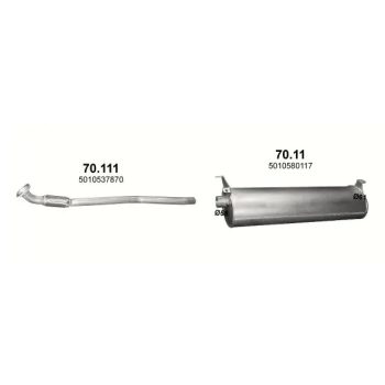 ГЛУШИТЕЛЬ RENAULT MASCOTT, 05 -