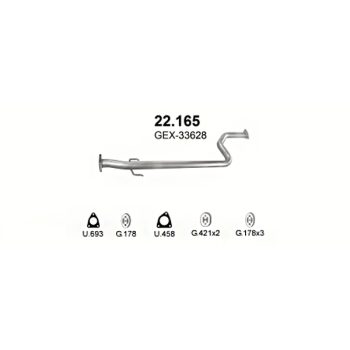 глушитель на Rover 420 2.0 Tdi Turbo Diesel, 99-06