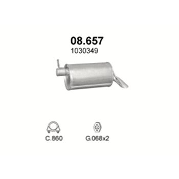 глушитель на Seat Alhambra 1.8-1.8 20V Turbo 98-00