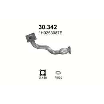 глушитель на Seat Toledo 1.6, 1.8 93-96