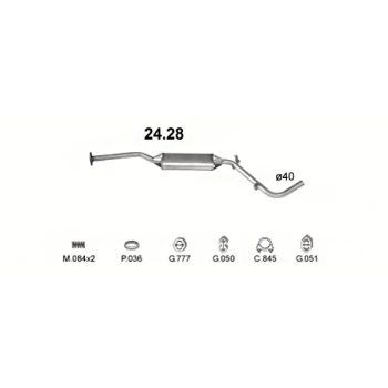 глушитель на Skoda Felicia 1.3i 94-96
