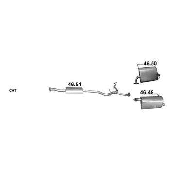 глушитель на SUBARU OUTBACK (IV), 10 - 14