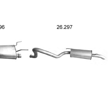 глушитель на TOYOTA LAND CRUISER (J200), 07 - 21