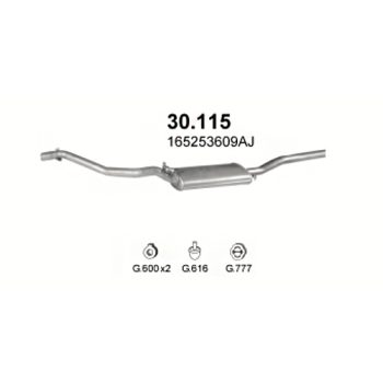 глушитель на VW Jetta ﻿II 1.6 Turbo Diesel 89-91