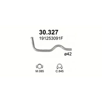 ГЛУШИТЕЛЬ VW Jetta 1.1, 1.3 85-91
