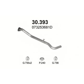 глушитель на VW LT SWB, LWB 82-86