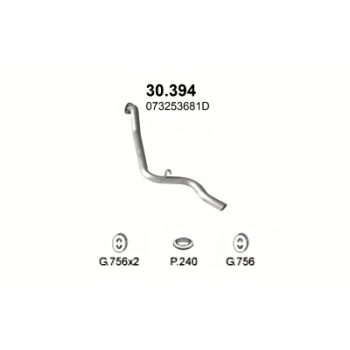 глушитель на VW LT SWB, LWB 82-92