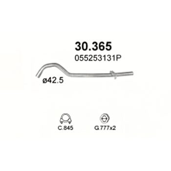 глушитель на VW Passat Man, Aut 77-80