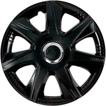колпаки на диски (компл.) на колпаки на колеса R16  Джой черный ХРОМ