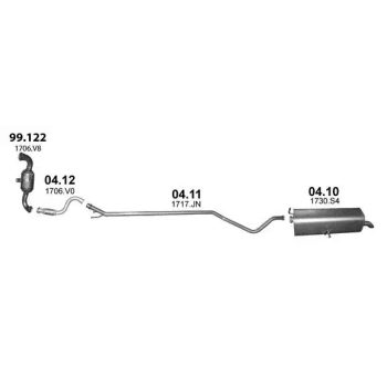 катализатор на PEUGEOT 308 (T7), 11 - 15