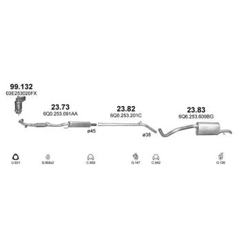 катализатор на VW POLO (V), 14-20