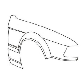 крыло на BMW-7 (E32), 10.86 - 09.94