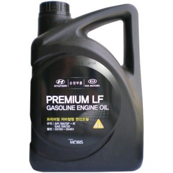 МАСЛО МОТОРНОЕ HYUNDAI/KIA 05100-00421 Масло моторное полусинтетическое Premium Gasoline 5W-20, SL/GF-3, 4л