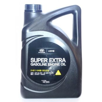 МАСЛО МОТОРНОЕ HYUNDAI/KIA 0510000410 Масло моторное 5W-30 SUPER EXTRA GASOLINE SL/GF-3 4л