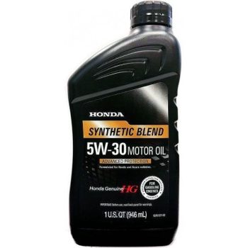 МАСЛО МОТОРНОЕ HONDA 087989134 Motor Oill Synthetic Blend 5W-30 0,946л API SP PLUS GF-6 USA