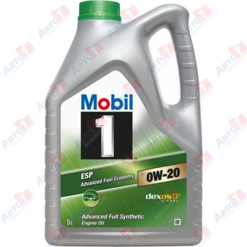 МАСЛО МОТОРНОЕ MOBIL 1 ESP X2 0W-20 5л MB229.71 508.00/509.00