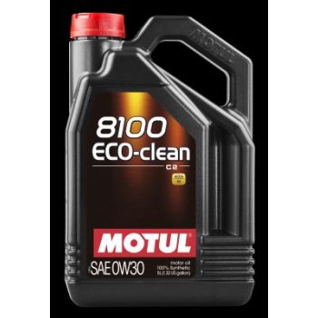 МАСЛО МОТОРНОЕ MOTUL 102889 0W30 (5L) 8100 ECO-CLEAN МАСЛО МОТОРНОЕ\ACEA C2 API SN FORD WSS-M2C950-A STJLR.03.5007