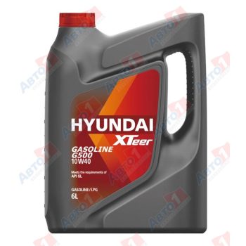 МАСЛО МОТОРНОЕ HYUNDAI/KIA 1061044 Моторное масло Gasoline G500 10W-40 6л 1061044