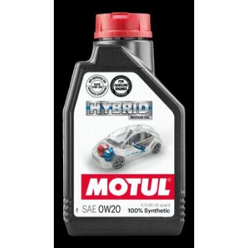 МАСЛО МОТОРНОЕ MOTUL 107141 0W20 (1L) HYBRID МАСЛО МОТОРНОЕ\API SERVICE SP; страна ввоза Германия