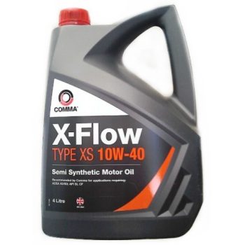 МАСЛО МОТОРНОЕ COMMA 10W40X-FLOWTYPEXS_4L Масла моторные 10W40 4L X-FLOW TYPE XS ACEA A3/B3, API SL/CF, MB 229.1, V