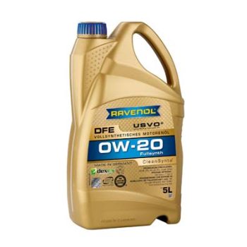 МАСЛО МОТОРНОЕ RAVENOL 1111109-005-01-999 Моторное масло DFE SAE 0W-20 (5л) new
