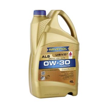 МАСЛО МОТОРНОЕ RAVENOL 1111137-004-01-999 Моторное масло Arctic Low SAPS ALS SAE 0W-30 ( 4л) new