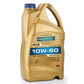 МАСЛО МОТОРНОЕ RAVENOL 1115102-005-01-999 Моторное масло HVS High Viscosity Synto Oil SAE10W-60 ( 5л) new