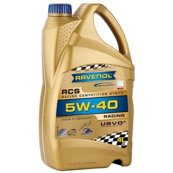 МАСЛО МОТОРНОЕ RAVENOL 1141090-004-01-999 Моторное масло RCS Racing Competition Synto SAE 5W-40 (4л)