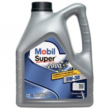 МАСЛО МОТОРНОЕ MOBIL 153536 Масло моторное; Super 2000 X1 5w30, 5л
