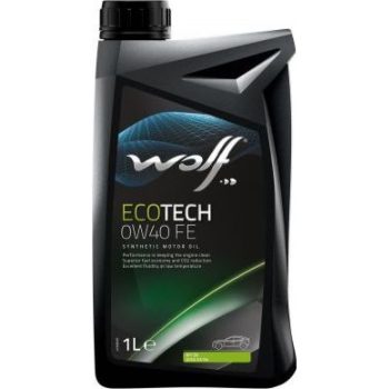 МАСЛО МОТОРНОЕ WOLF 16106/1 EcoTech 0W-40 FE 1 л моторное масло