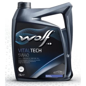 МАСЛО МОТОРНОЕ WOLF 16116/5 Моторное масло VitalTech 5W-40 5 л