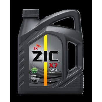 МАСЛО МОТОРНОЕ ZIC 162610 Масло моторное синтетическое X7 5W-30 Diesel 4л