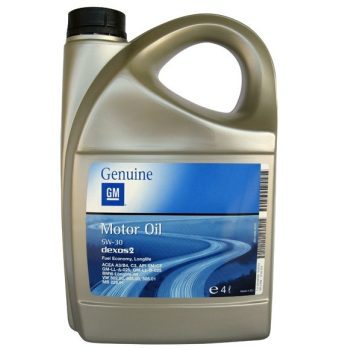 МАСЛО МОТОРНОЕ GENERAL MOTORS 1942002 Масло моторное синтетическое DEXOS2 5W30 API SN/CF, ACEA C3, EU 4л