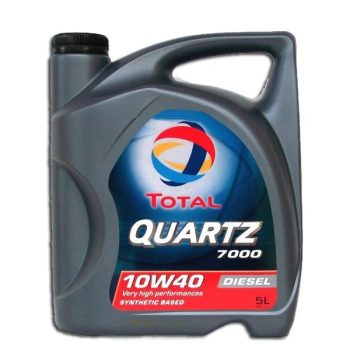 МАСЛО МОТОРНОЕ TOTAL 201524 10W40 5L МАСЛО МОТОРНОЕ QUARTZ 7000 DIESEL \ACEA: A3/B4 API SN/CF PSA B71 12294 VW 5