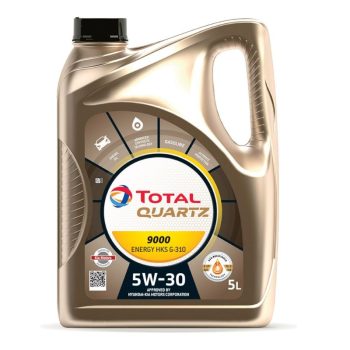 МАСЛО МОТОРНОЕ TOTAL 213800 Масло моторное QUARTZ 9000 ENERGY HKS 5W-30, 5L ACEA A5, API SM, Одобрено Hyundai-Kia и добавлено в инструкции по эксплуатации начиная с февраля 2010 г