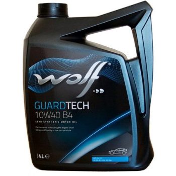 МАСЛО МОТОРНОЕ WOLF 23127/4 Масло моторное Guardtech B4 10W-40 4 л VW 505.00/501.01