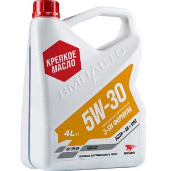 МАСЛО МОТОРНОЕ VMPAUTO 3-SN C3 5w-30 4л API SN/CF ACEA C3 504,00/507.00 LL-04 DEXOS2