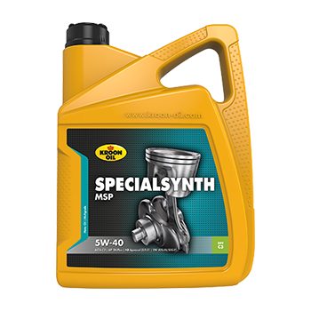 МАСЛО МОТОРНОЕ KROON OIL 31256 Масло моторное Specialsynth MSP 5W40 5L Синтетическое масло (API SN/CF, ACEA C3-12) VW 502.00