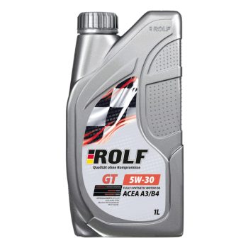 МАСЛО МОТОРНОЕ Rolf 322619 Масло GT SAE 5W-30 ACEA A3 B4 1л