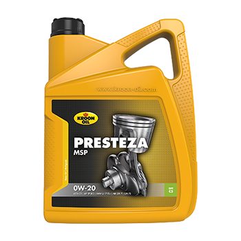 МАСЛО МОТОРНОЕ KROON OIL 36497 Масло моторное Presteza MSP 0W20 5L Синтетическое масло ACEA C5, API SN, API SN Plus, ILSAC GF-5, BMW Longlife-17 FE+, MB 229.71, Opel/Vauxhall, OV0401547, Volvo VCC RBS0-2AE
