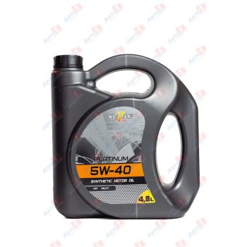 МАСЛО МОТОРНОЕ WEZER 4606604 Platinum 5W-40 API SN/CF 4,8л