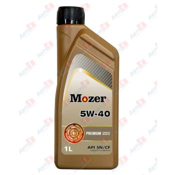 МАСЛО МОТОРНОЕ MOZER 4636298 Масло моторное 5W40 синт. (1л) SN/CF "MOZER Premium"